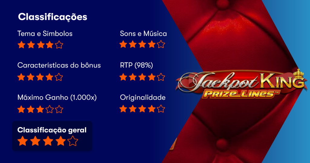 classificações jackpot king prize lines