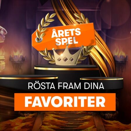 Rösta fram årets casinospel 2023